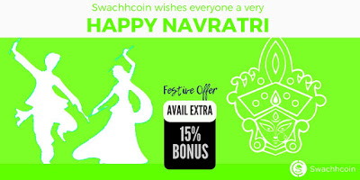 Swachhcoin wishes everyone a very #HappyNavratri 1