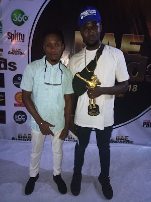 9JaUpDate247 Won The Most Promising Blog Of The Year at Bae Awards 2018 [See Photos] 9