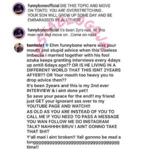 See how TontoDikeh Crushed Comedian Funnybone Like A Biscuit Bone 2