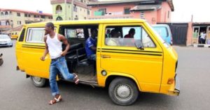 Man Turns A Danfo Driver Into A Punching Bag For.... 1